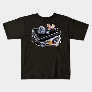 MO TWISTED 1971 duster black Kids T-Shirt